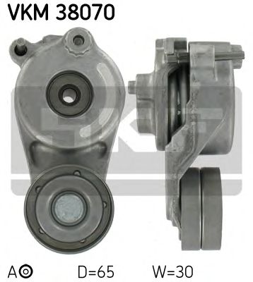 VKM 38070 SKF Натягувач поліклинового ременя1